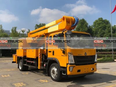 Howo 21.7 Meters Telescopic Aerial Lift Truck