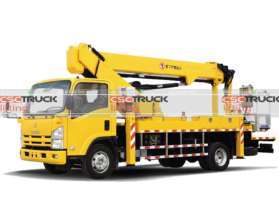 Isuzu 23.8 Meter Articulated Bucket Lift Truck