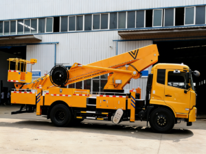 SHACMAN 28 Meters Telescopic Bucket Truck