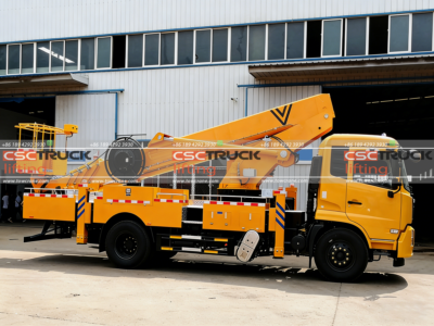 SHACMAN 28 Meters Telescopic Bucket Truck