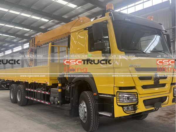 HOWO 16Ton 6×6 PALFINGER Telescopic Boom Crane