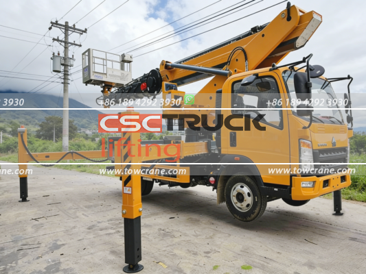 Telescopic Aerial Lift Truck