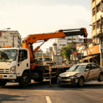 Crane Tow Truck