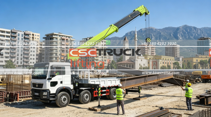 telescopic truck crane
