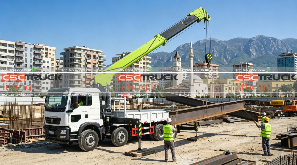 telescopic truck crane