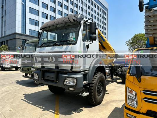 BEIBEN 10T 6×6 XCMG Knuckle Boom Crane