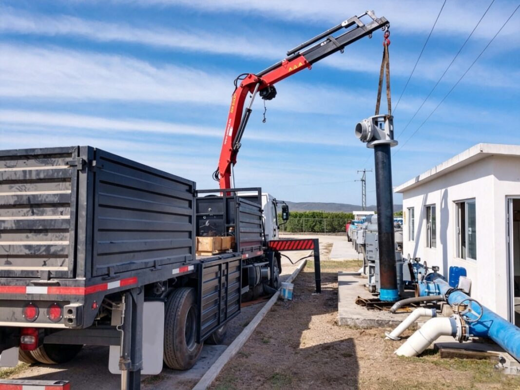 Knuckle boom crane