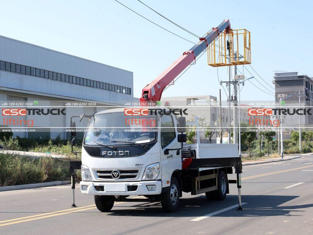 PALFINGER 8 Ton Telescopic Boom Crane with Bucket
