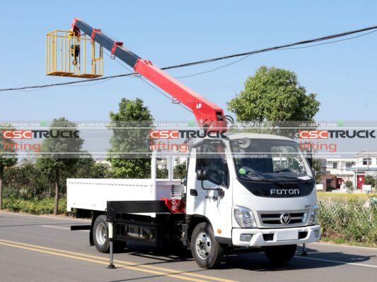 PALFINGER 8 Ton Telescopic Boom Crane with Bucket