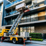 How a Moving Company Reduced Labor Costs by 40% Using Ladder Lifts ladder lift truck