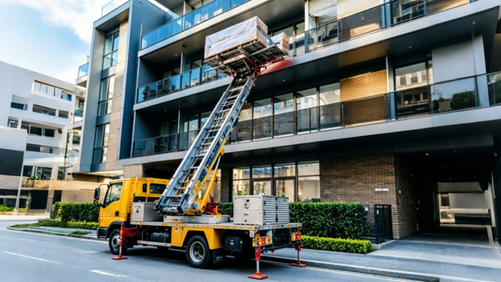 ladder lift truck
