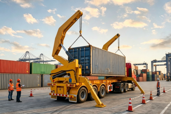 side lifter crane