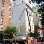 Knuckle Boom Crane: Steel Beam Delivery Through Narrow Alley in Bangkok knuckle boom crane