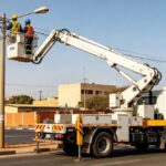 Articulated Bucket Truck Arrives in Namibia For Urban Infrastructure Projects Articulated Bucket Lift Truck