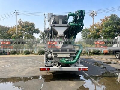 ISUZU 10m³ Concrete Mixer 24m Pump Combined Truck