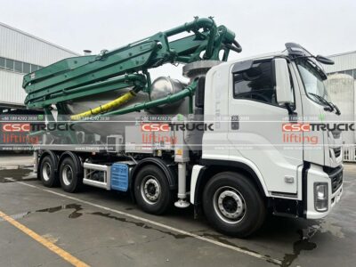 ISUZU 10m³ Concrete Mixer 24m Pump Combined Truck