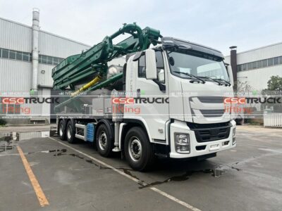 ISUZU 10m³ Concrete Mixer 24m Pump Combined Truck