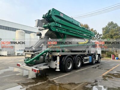 ISUZU 10m³ Concrete Mixer 24m Pump Combined Truck