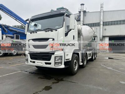 ISUZU 10m³ Concrete Mixer 24m Pump Combined Truck