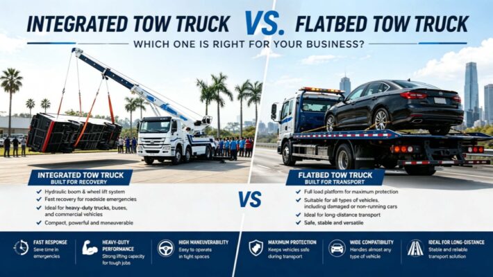 Integrated Tow Truck vs Flatbed Tow Truck