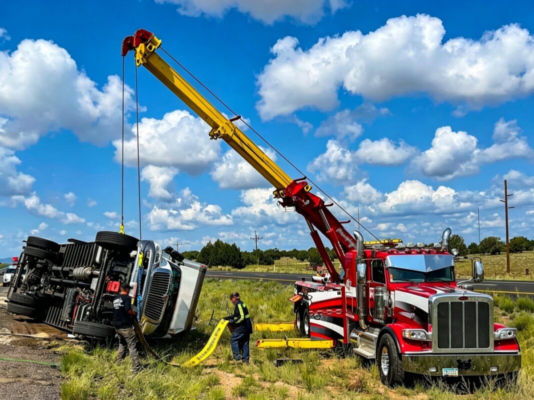 Rotator tow truck