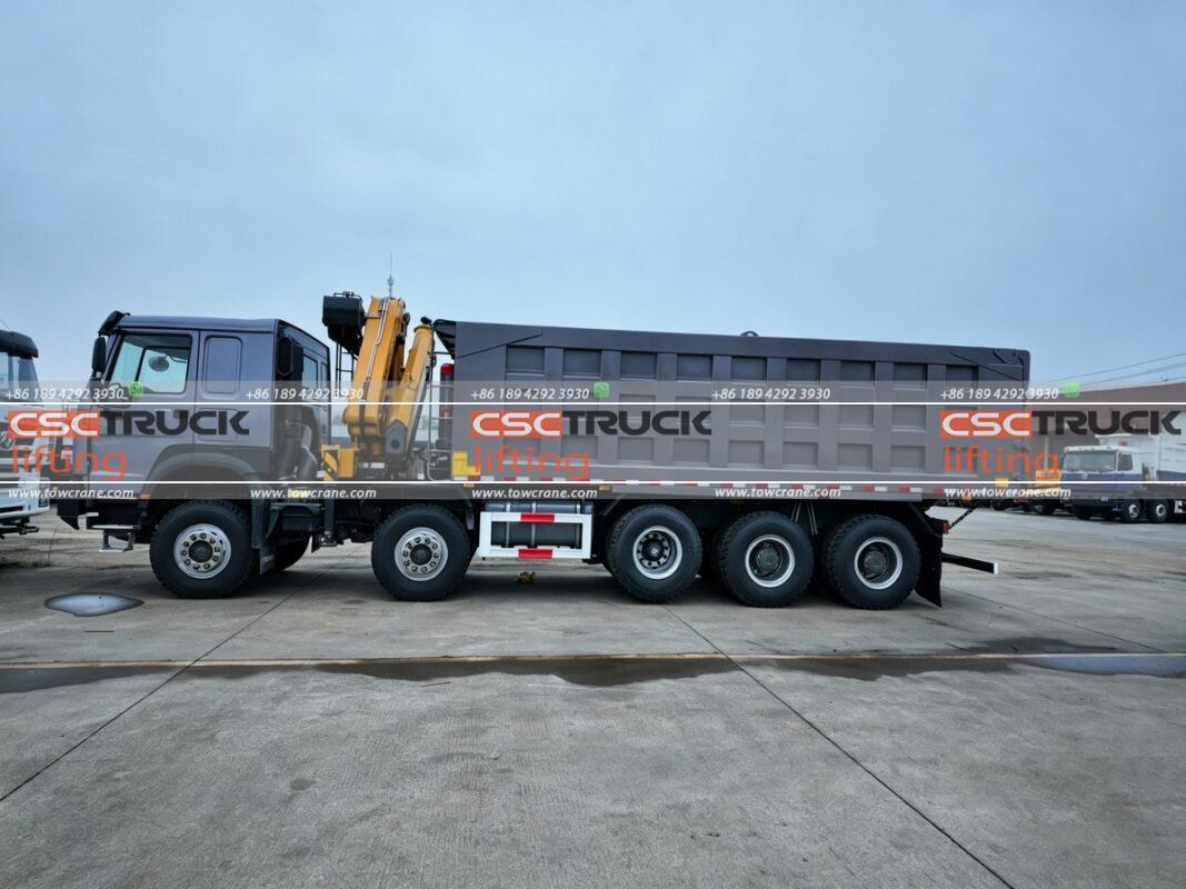 SINOTRUK 10×8 10T XCMG Knuckle Boom Crane