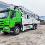 CSCTRUCK Delivers HOWO 50-Meter Concrete Pump Truck to Guyana concrete pump truck