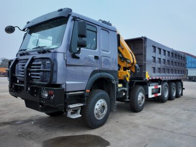 SINOTRUK 10×8 10T XCMG Knuckle Boom Crane