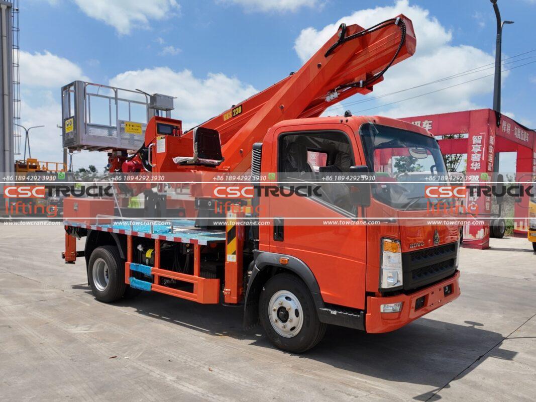 SINOTRUK 22M Telescopic Bucket Truck