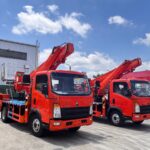 CSCTRUCK Successfully Delivers HOWO 22-Meter Telescopic Aerial Lift Truck to Colombia Telescopic Aerial Lift Truck