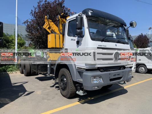 Articulated Crane Truck Delivered to Tanzania for Off-Road Construction