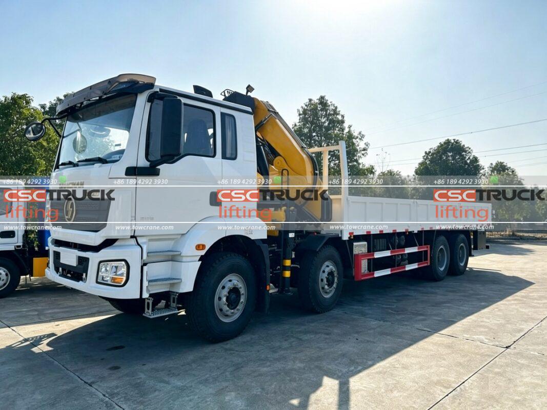 Knuckle Boom Crane Delivered to Colombia for Road Infrastructure Maintenance