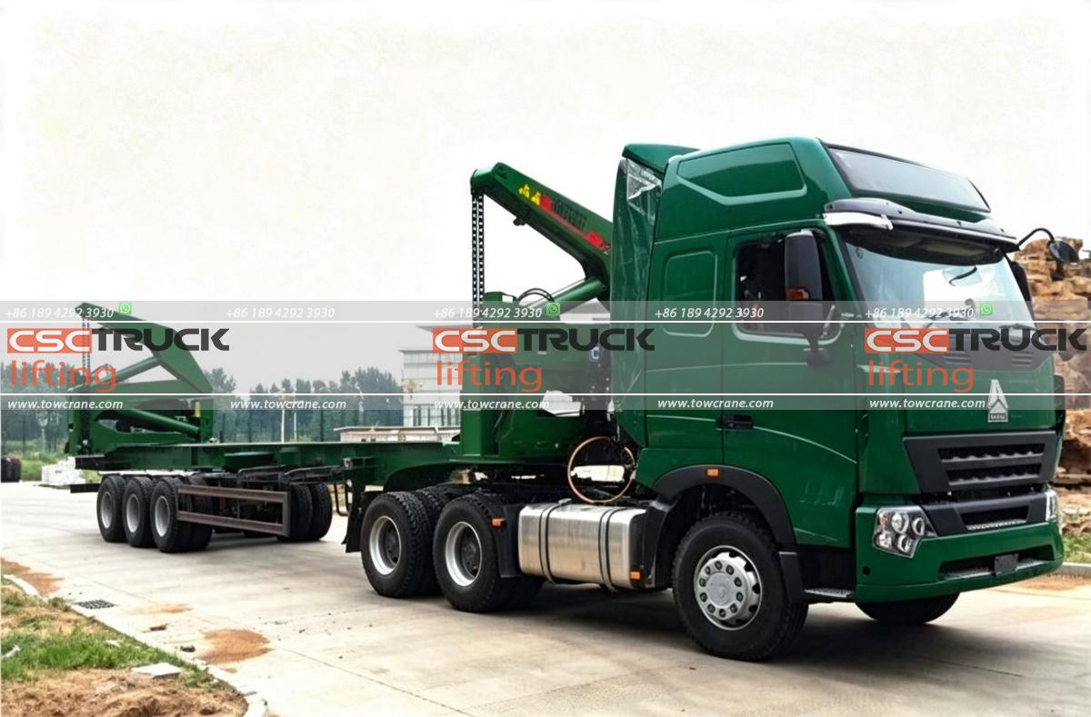Side Lifter Crane Delivered to Lusaka, Zambia for Intermodal Container Transfer