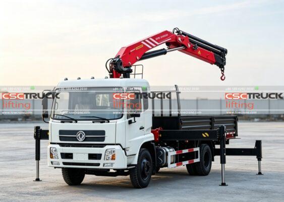 Knuckle Boom Crane Delivered to Colombia for Bridge Construction