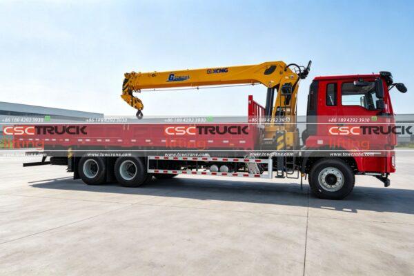 Telescopic Crane Truck Delivered to Ghana for Steel Structure Erection