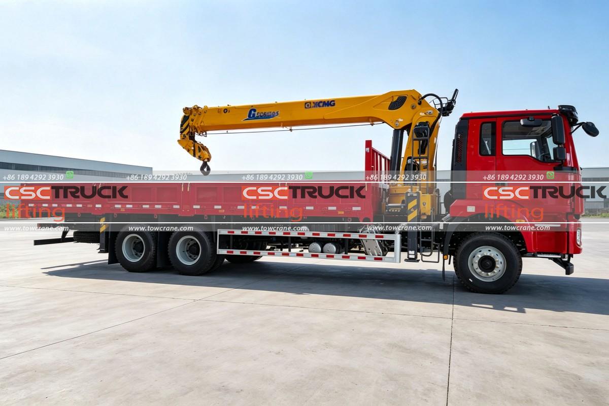 Telescopic Crane Truck Delivered to Ghana for Steel Structure Erection