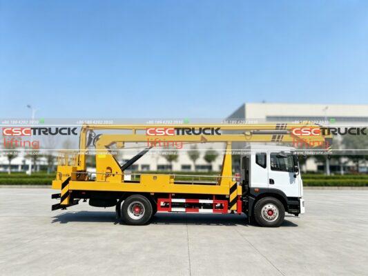 Articulated Bucket Lift Truck Delivered to Luanda, Angola for Urban Tree Trimming