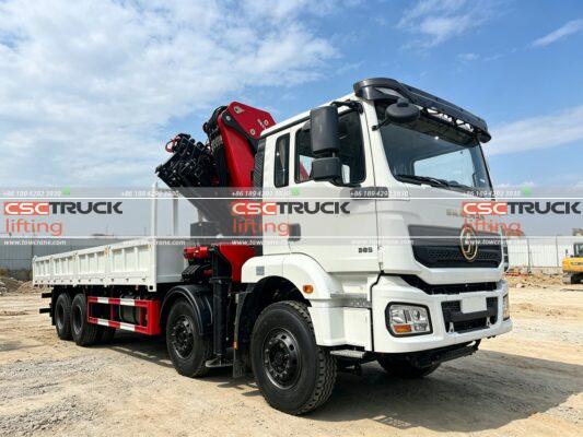 Articulating Boom Crane Delivered to Angola for Construction Equipment Handling